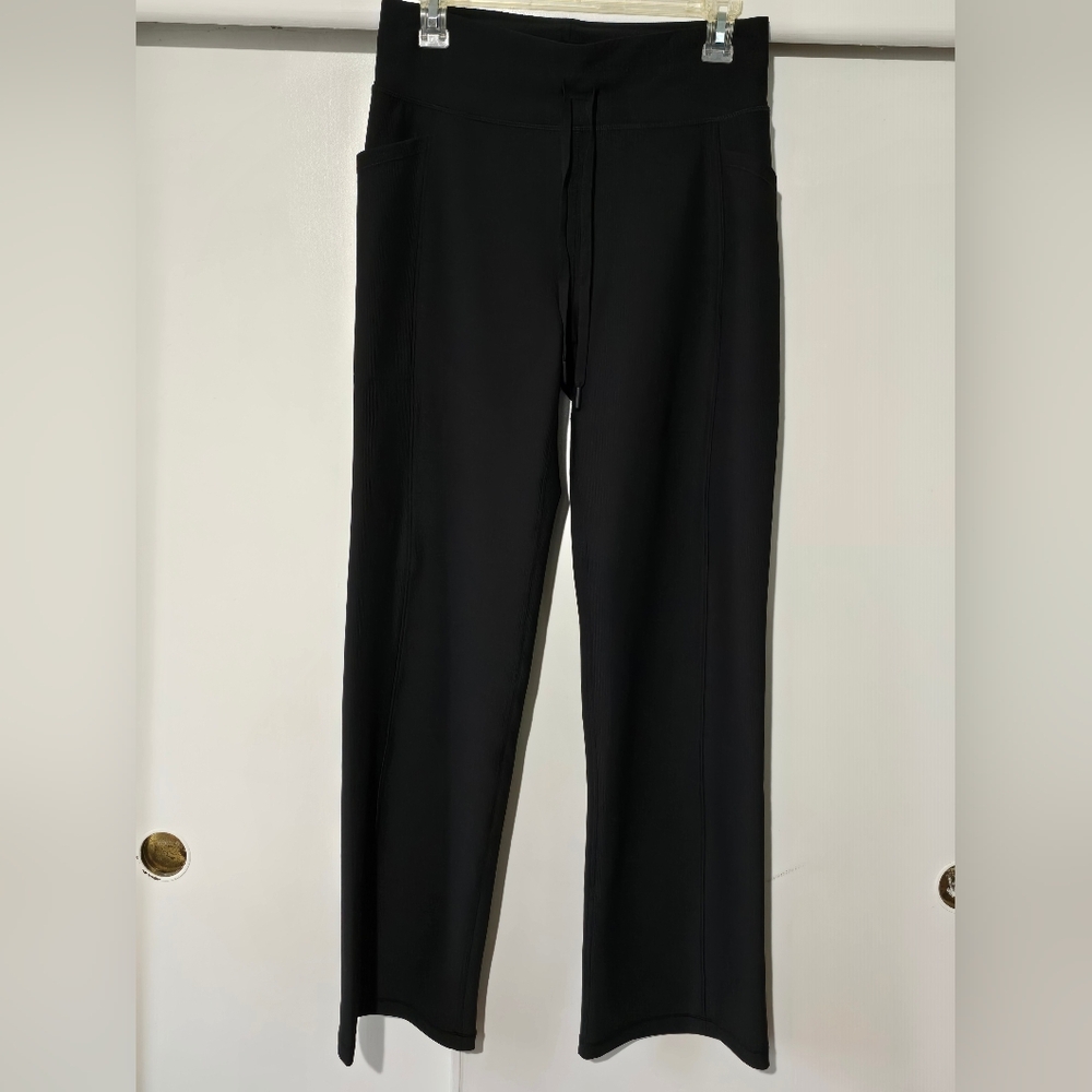 Women's Black Stretch Drawstring Pants